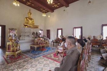 พระสุโขทัยนำสวดขอพร เจ้าฟ้าพัชรกิติยาภา ทรงหายจากพระอาการประชวร